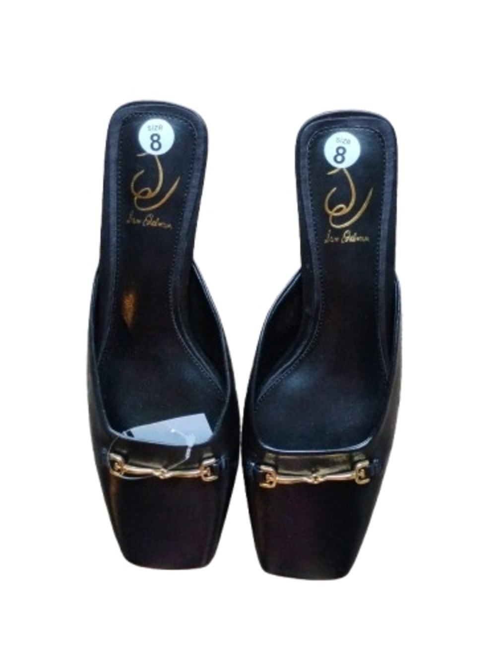 New Without Box Sam Edelman Black Leather Mule Heels Size 8 Fall 2026